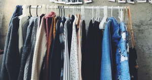 Winter-clothes-hanging