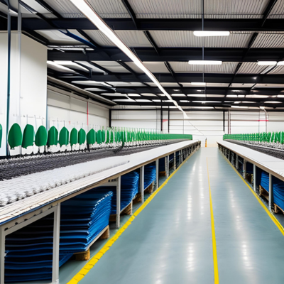 Clothing production factory 