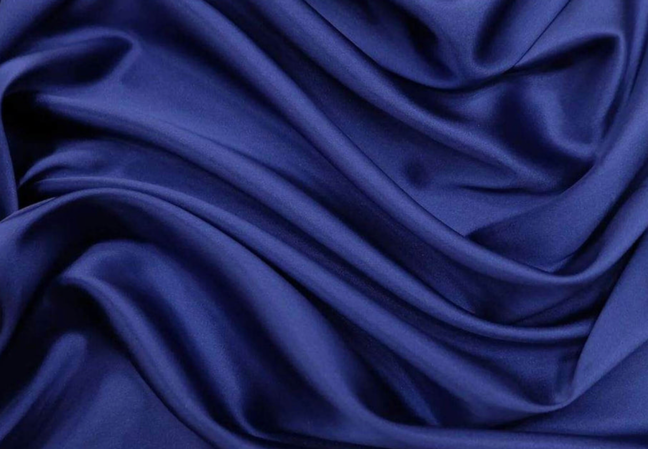 Blue Acetate Fabric
